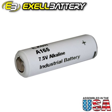 Exell Battery A165 Alkaline 7.5V Battery EN165A, PC165A, TR165A A165